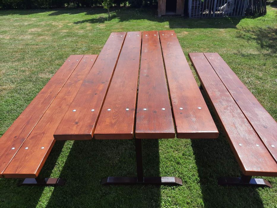 Zestaw ogrodowy drewniany