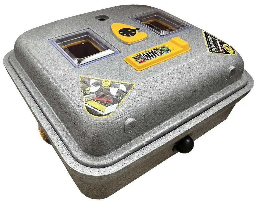 Інкубатор  автомат Теплуша Euro 88 PRO (220/12в) комбінов. (2 лотки)