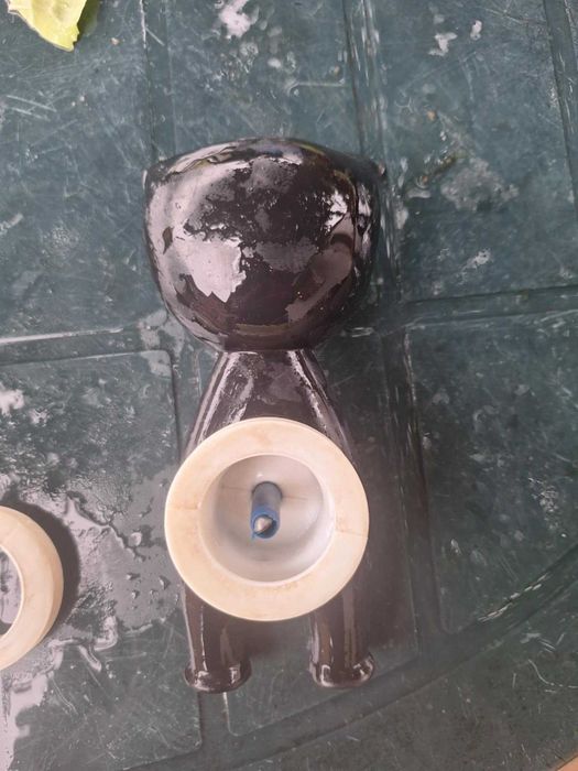 Zabawka z PRL kotek do odnowienia lub na części.