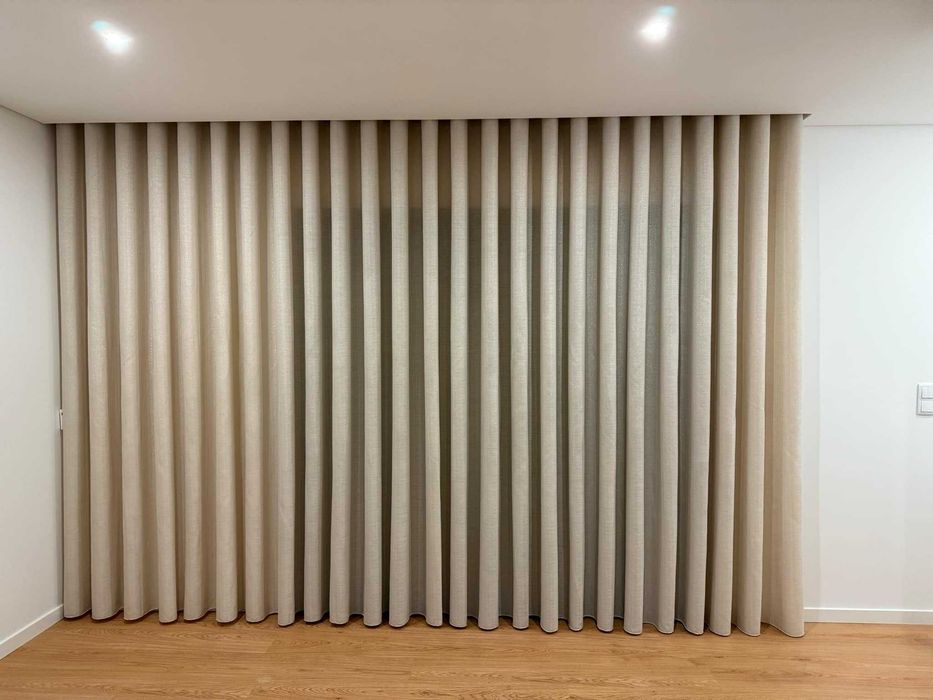 Cortinas feitas á medida.