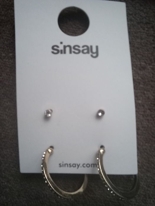 Zlote kolczyki 2 pak