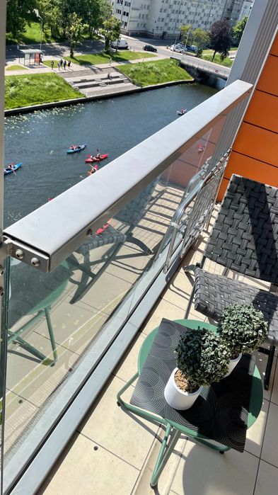 Apartament Jacuzzi Widok na rzekę MotławęGdańsk Jarmark Swiateczny