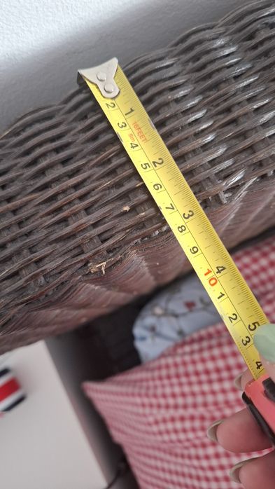 Cama em verga castanha