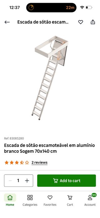 Escadas de sotão