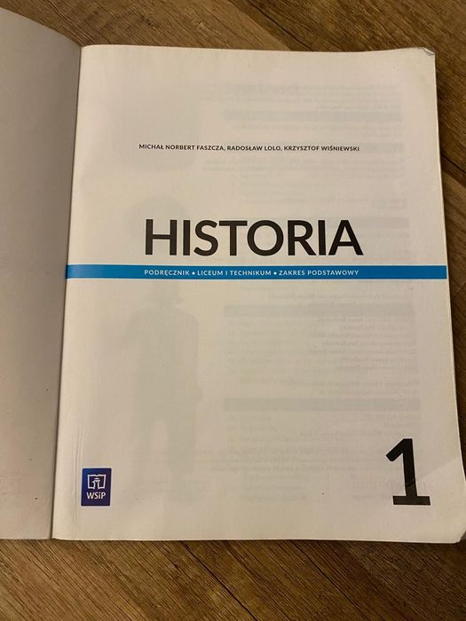 Książka Historia 1 WSiP