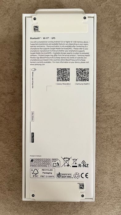 Samsung Galaxy Watch8 44mm Bluetooth Preto Novo Selado