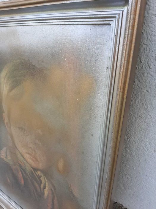 Moldura de quadro - artigo vintage para reaproveitar