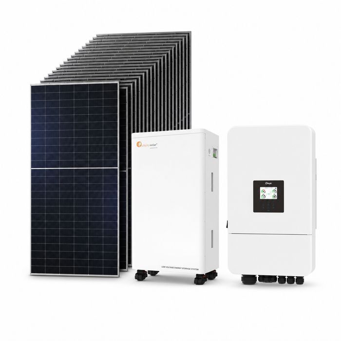 Zestaw fotowoltaiczny hybrydowy 12 kWp - falownik DEYE SG05LP3 10 kW 3-fazowy LV on/off-grid + magazyn energii Felicity FLA48280-EU 14,3 kWh LiFePO4 +