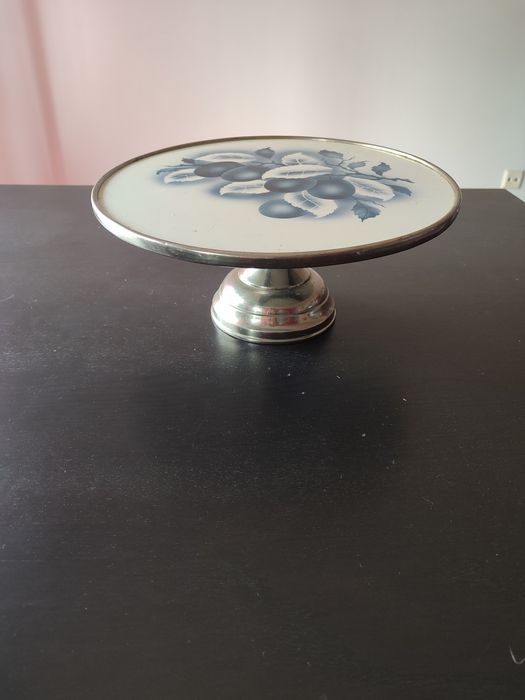Prato antigo para bolo com pé430894020182026241