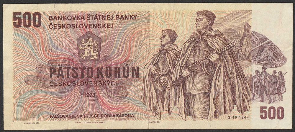 Czechosłowacja 500 koron 1973