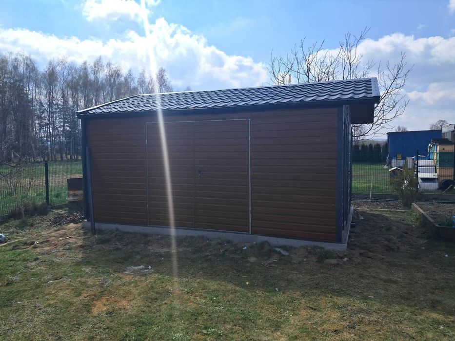 Garaż blaszany , domek ogrodowy / narzędziowy . PRODUCENT CAŁA POLSKA. RATY