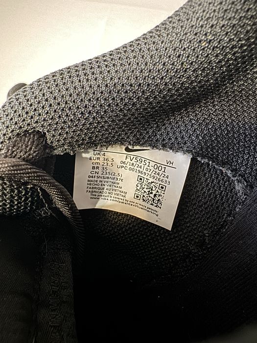 Кросівки Nike air black 36,5 розмір