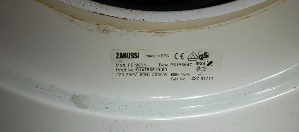 Запчасти к стиральной машине ZANUSI FE 925N