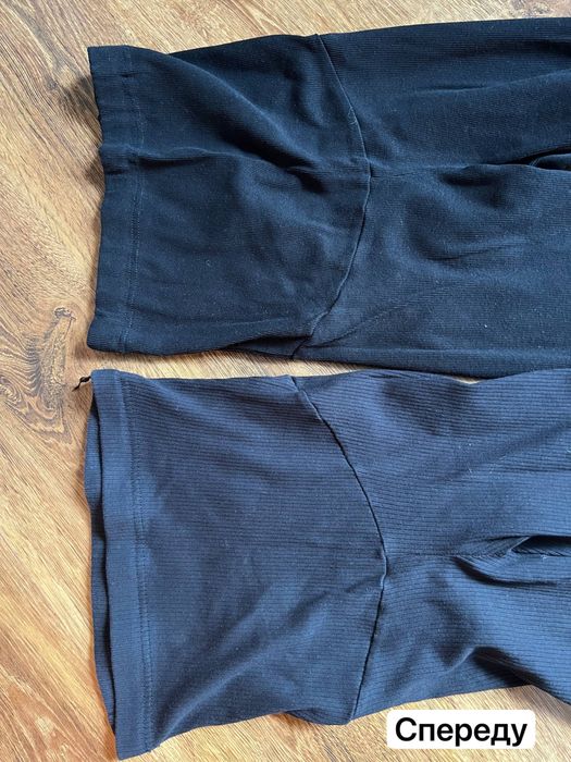 Лосини + велосипедки для вагітних в рубчик. (Укр розмір 44 95-98 см)