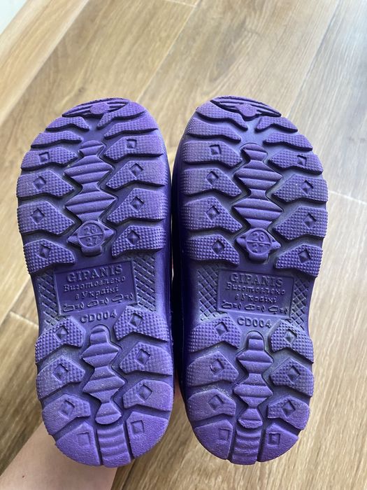 Резиновые сапоги для девочки