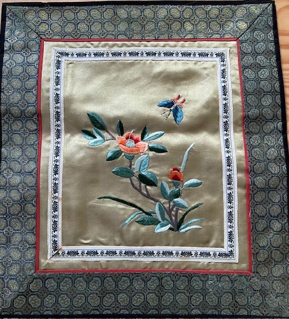 Bordados em seda chineses