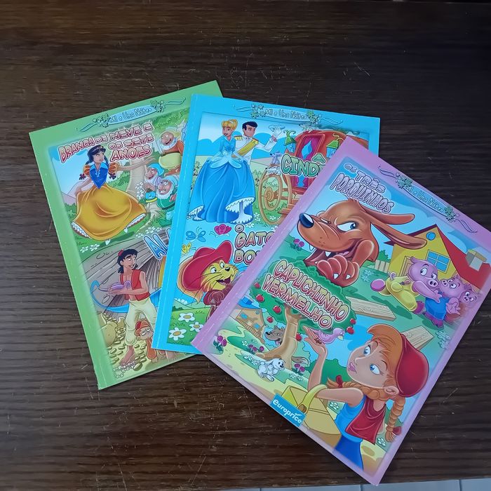 Livros infantis educativos variados