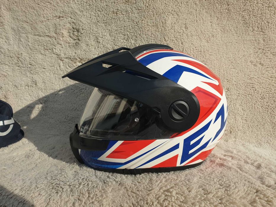 Schuberth E1 rozm S  szczękowy kask motocyklowy z blendą + intecom SC10U