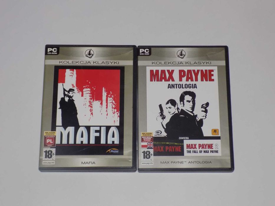 PC : Max Payne Antologia + Mafia ( Kolekcja Klasyki PL )