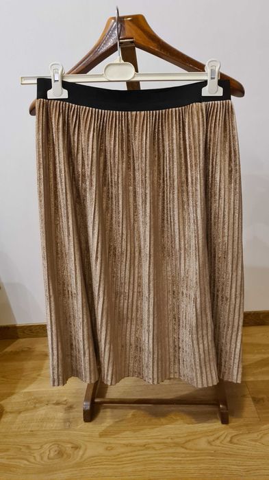 Spódnica, złota, Hena, M / 38, damska