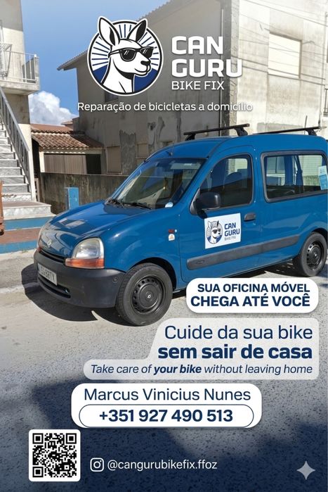 Cicloficina móvel em Fig. da Foz