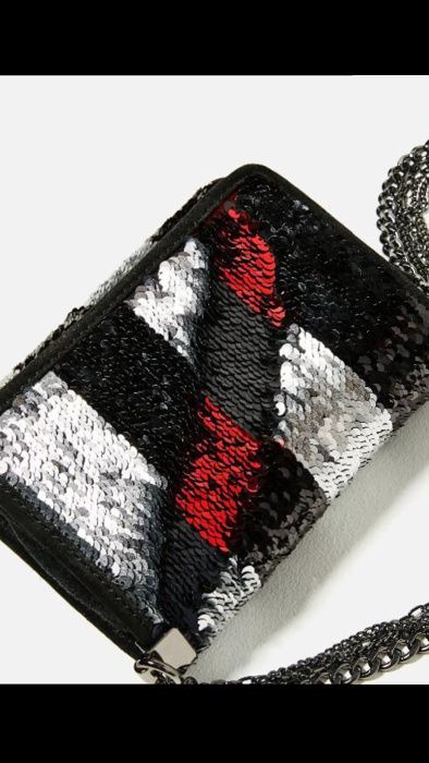 Torebka torebeczka listonoszka zara cekiny