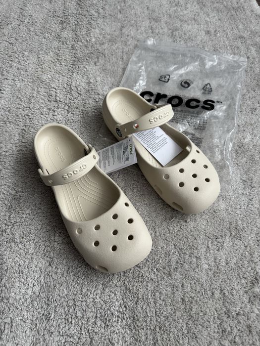 Жіночі балетки Crocs Classic Ballet Bone m5 w7 37р 23.5см