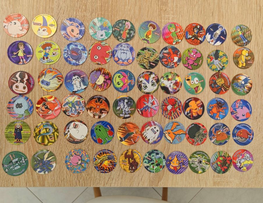 Coleção completa rara 60 Digidiscs bollycao digimon