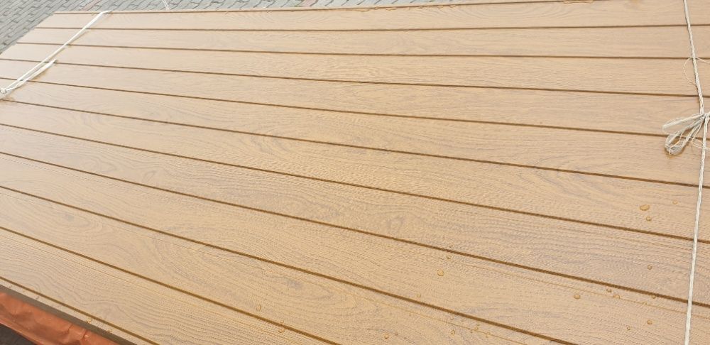 Drewnopodobna BLACHA trapez niski ZLOTY DĄB, CIEMNY DĄB, GRAFIT