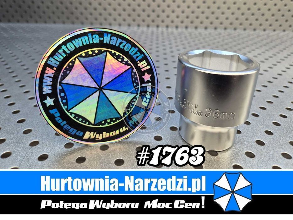 Klucz nasadowy 36mm 3/4" CrV nasadka 36mm Klucz 36mm HONITON