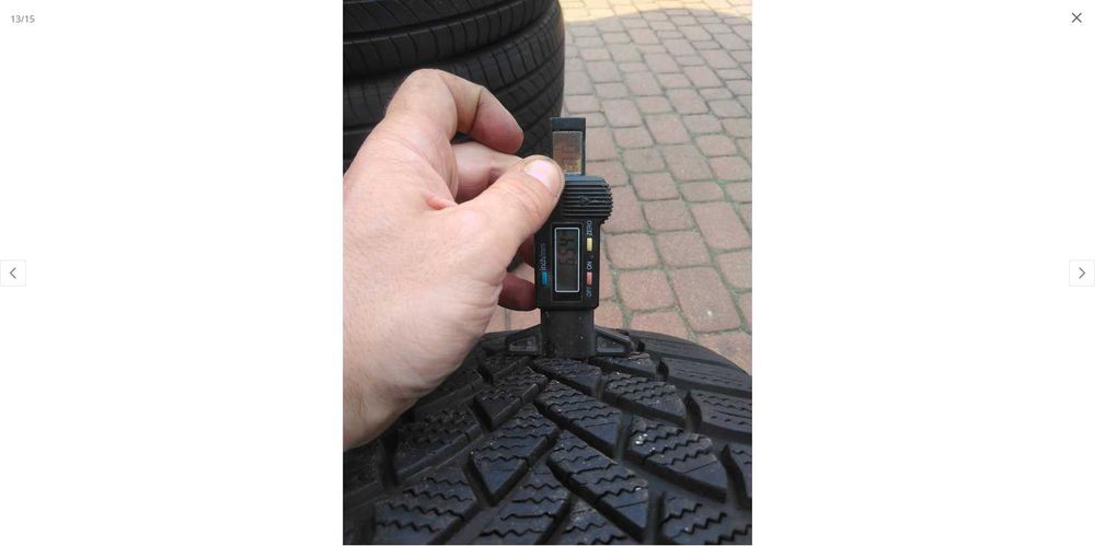 4x opony Bridgestone Blizzak LM005 225/40 R18 5,8-6,5mm