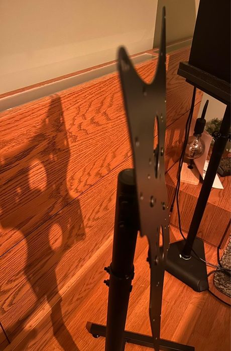 Suporte de tv novo mais adaptador 25kg