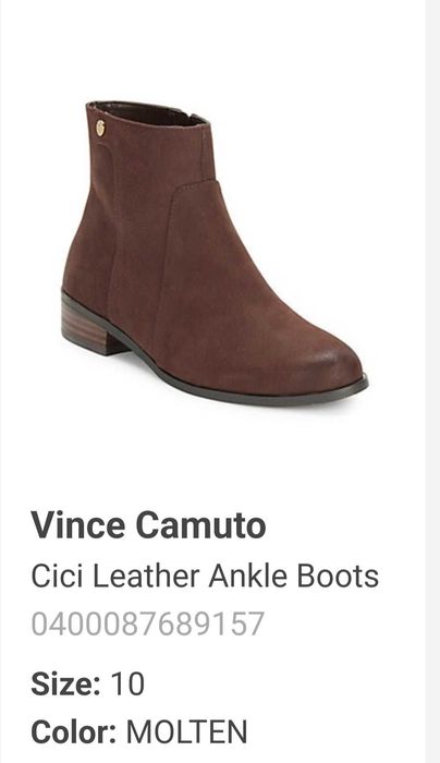 Нові чобітки Vince Camuto