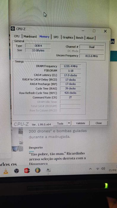 PC Dell 5080 - i5-10500 + 32G ram + Monitor 20" + Caixa Thermaltake