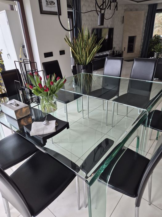 Stół szklany Atlantis Clear