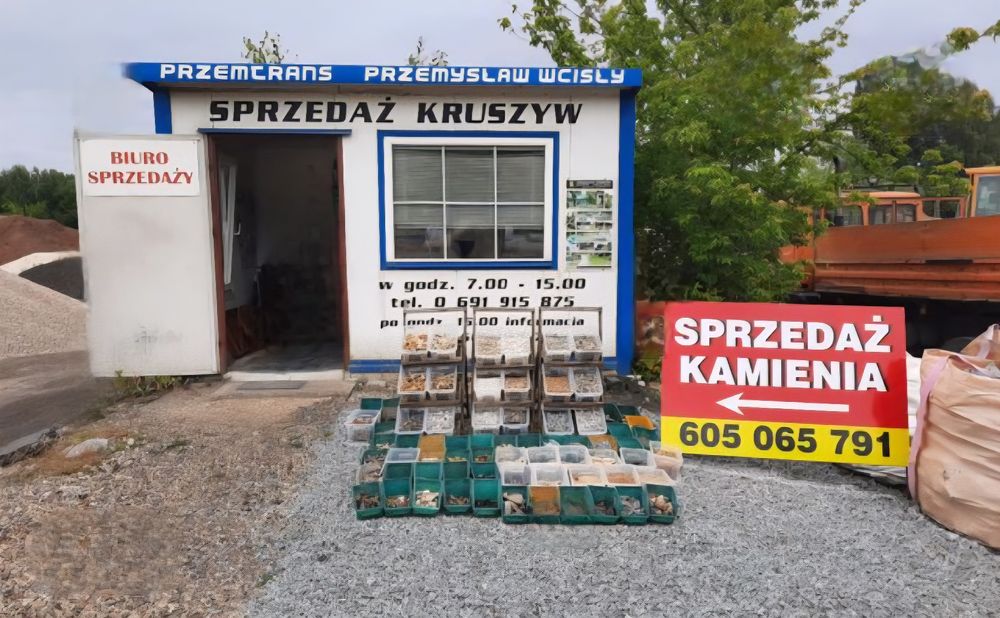Kruszywa Budowlane i Ozdobne | Piasek | Żwir | Grys | Wapno Nawozowe | Transport Cała Polska | Dostawy z Kopalni