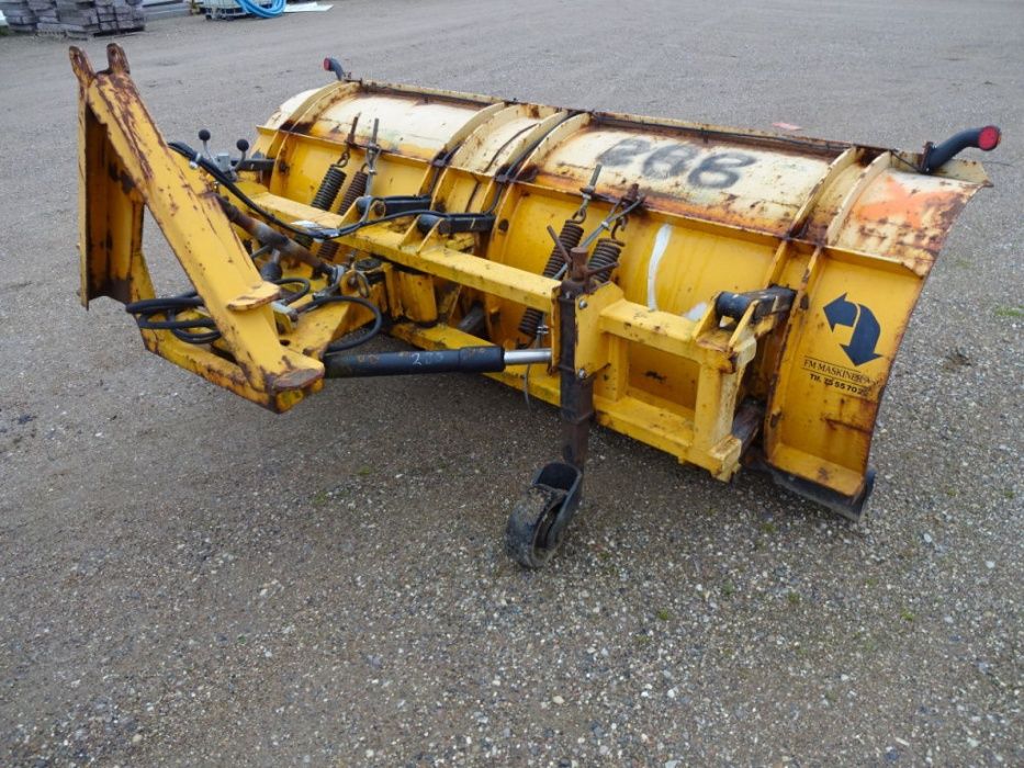 Pług do śniegu FM Maskiner odśnieżny regulowany hydrauliczny 250cm
