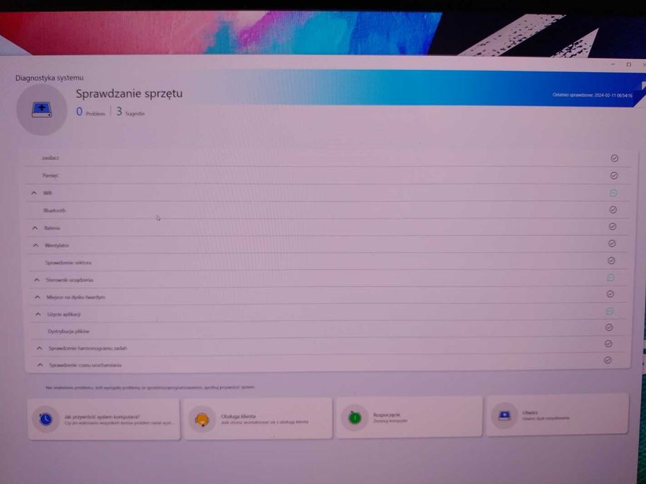 asus vivobook , model N7600P, używany, dwuletni