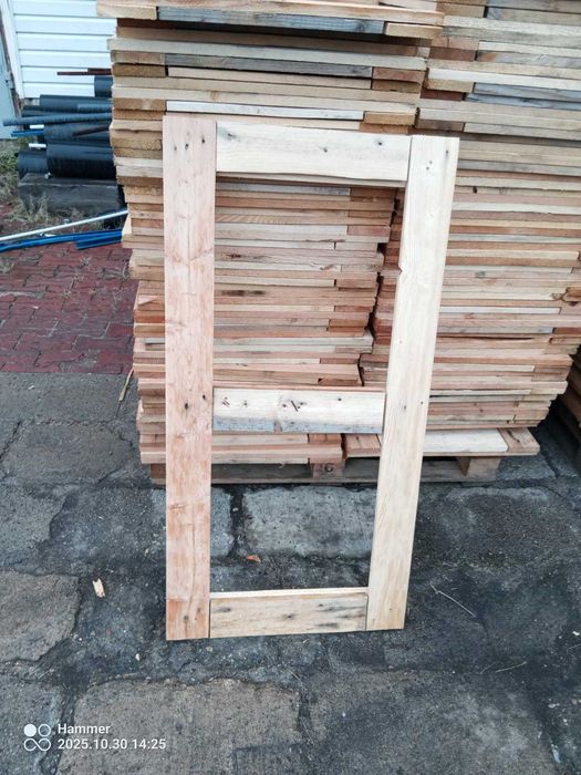 palety ramki drewniane 580 x 1140