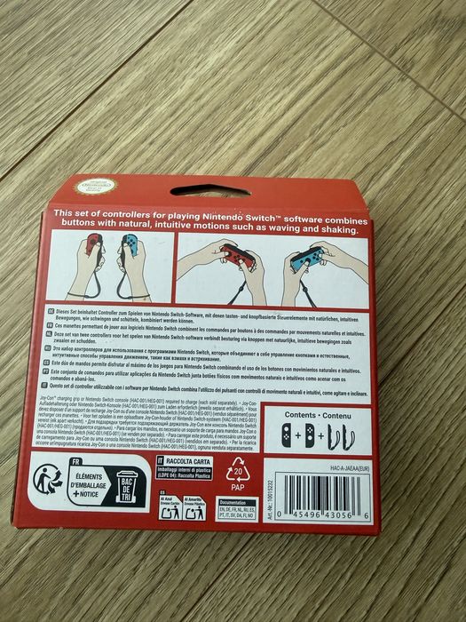 Nintendo Switch Joy-Con Para Niebieski i Czerwony