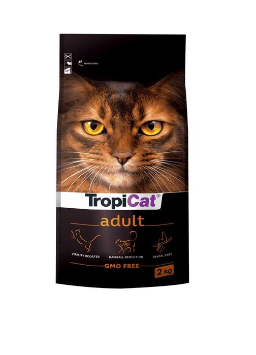 TROPICAT ADULT 2kg Sucha karma odkłaczająca dla kota