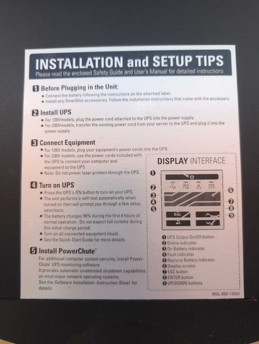 APC Smart UPS 1500VA SMT1500I