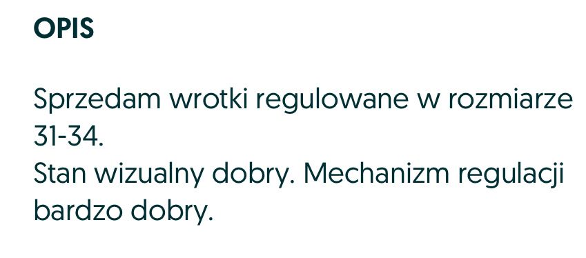 Wrotki regulowane Raven