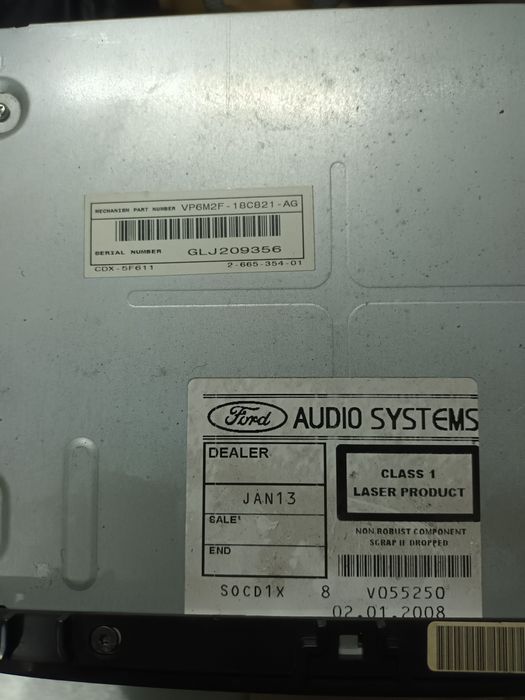 Radio Ford focus