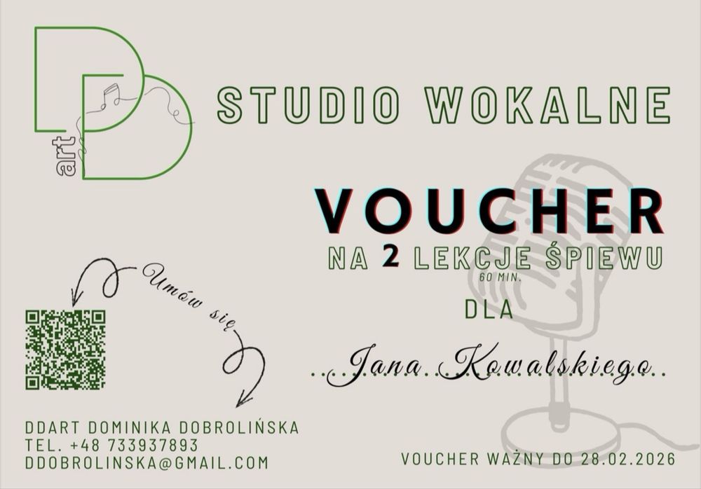 Profesjonalne lekcje śpiewu wokalu emisji głosu