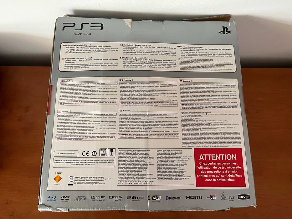 PlayStation 3 - Caixa Original Vazia