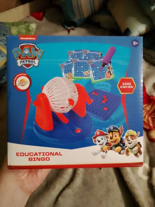 8Nowa gra bingo Nickelodeon PAW PATROL Education Bingo 3+