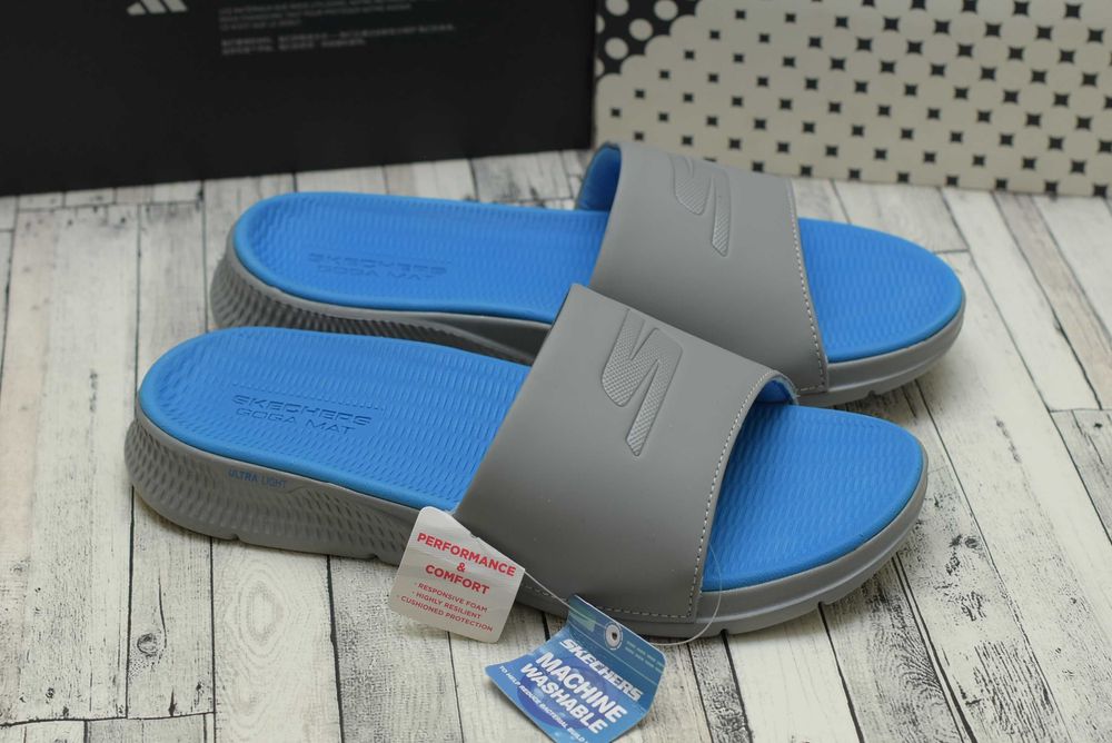 Оригінал! Чоловічі тапочки шлепанцы Skechers Goga Mat