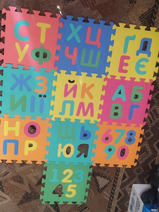 Коврик пазл мягкий