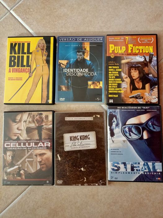 DVDs música e filmes